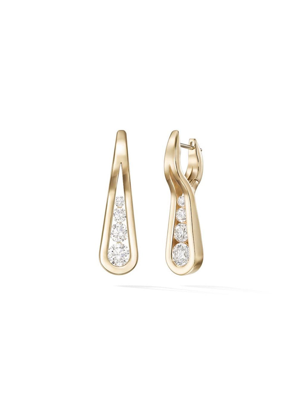 最終！GIGI HISPANIA / Daphne earrings K18YG Daphne Huggie – Hoops Fighting Hunger