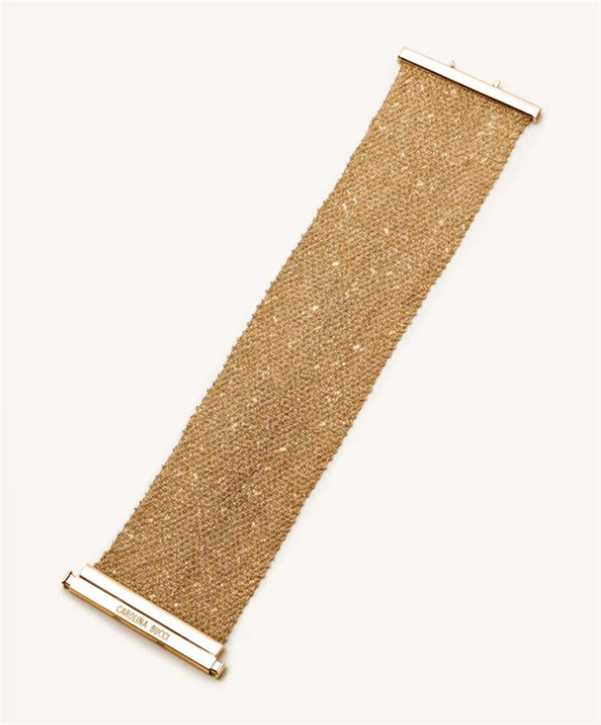 gold woven bracelet
