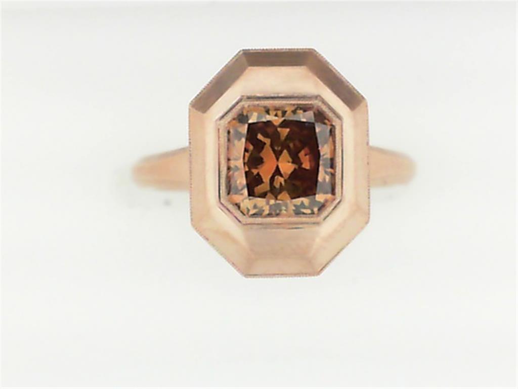 brown diamond engagement ring