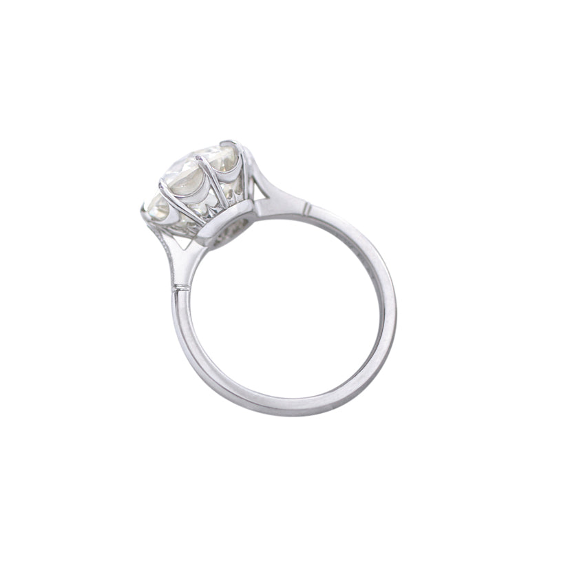 platinum Solitaire Diamond Engagement Ring