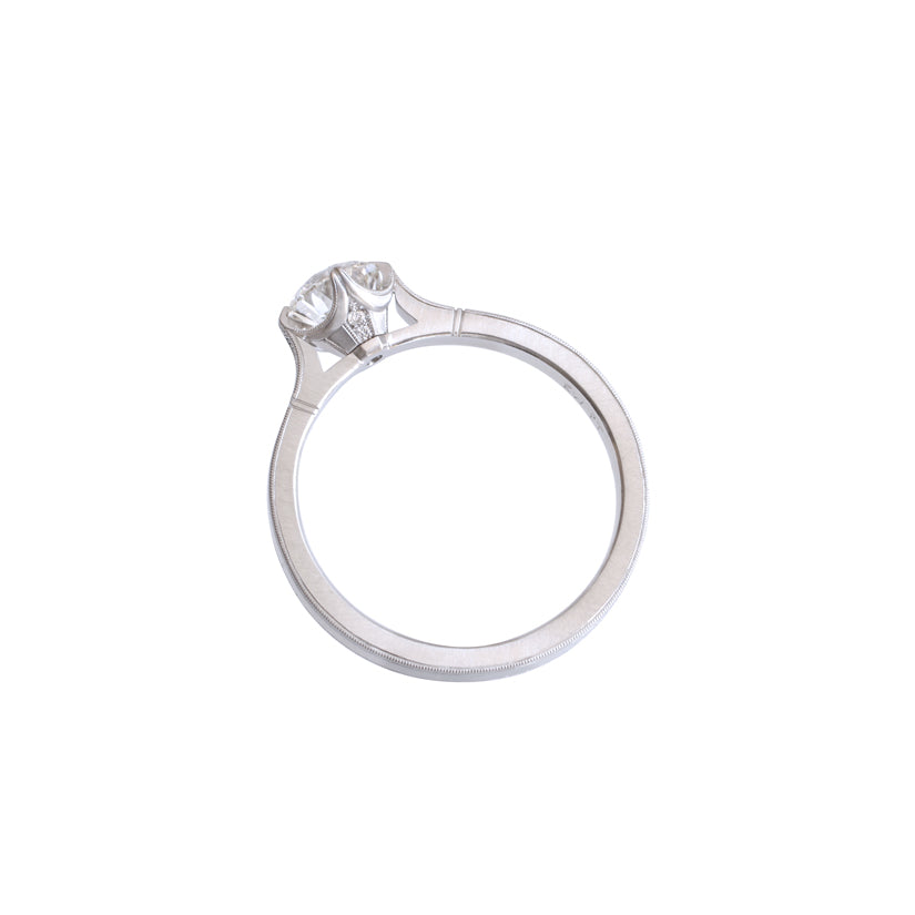 platinum diamond solitaire rinb