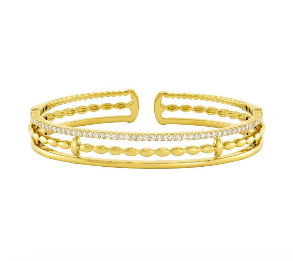 gold and diamond bracelet