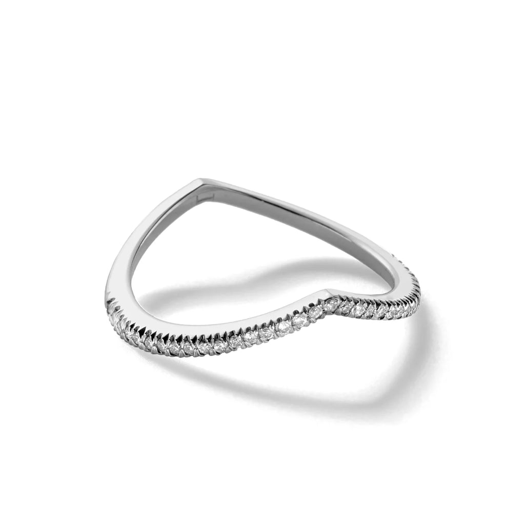 platinum and diamond wedding band