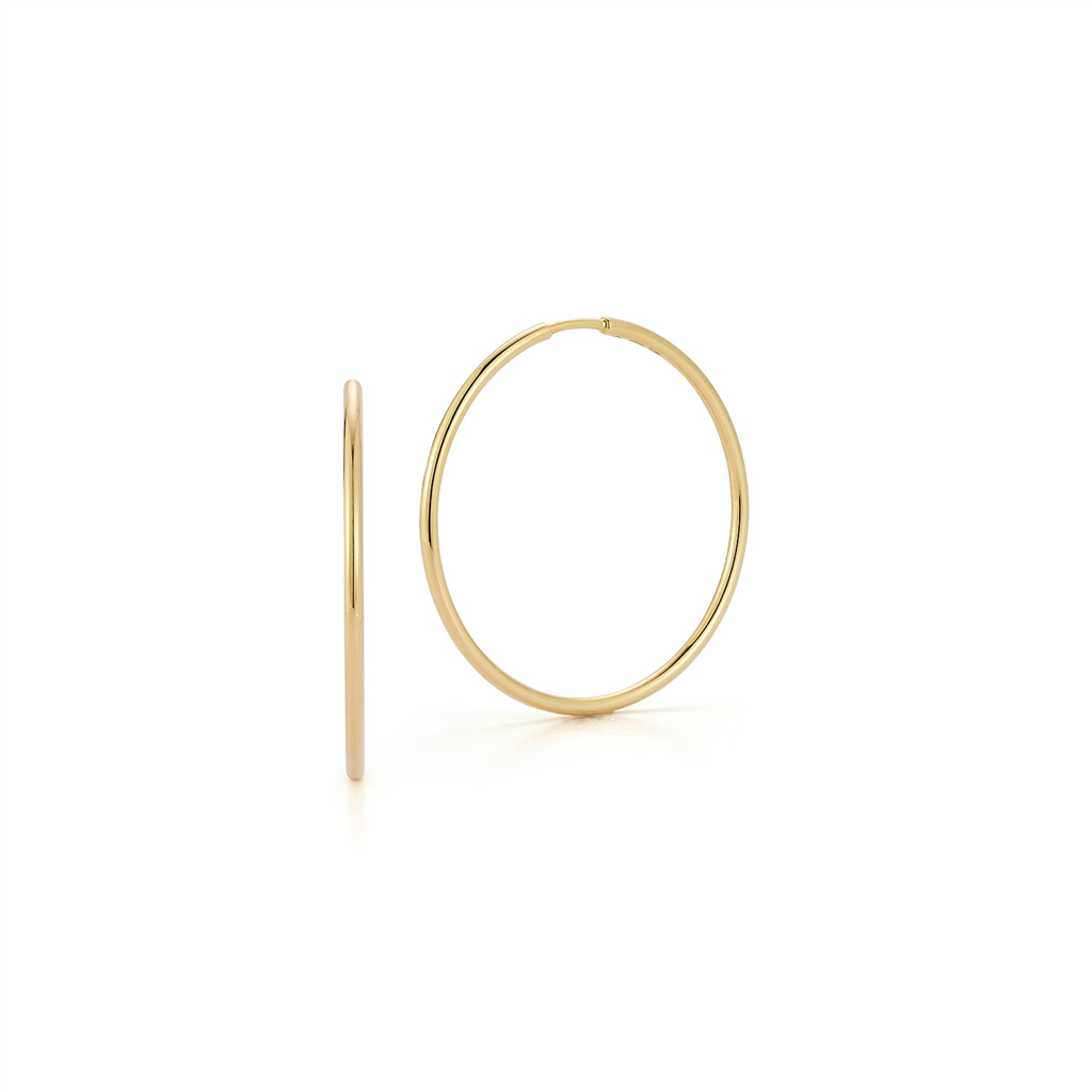 small gold hoop earrings