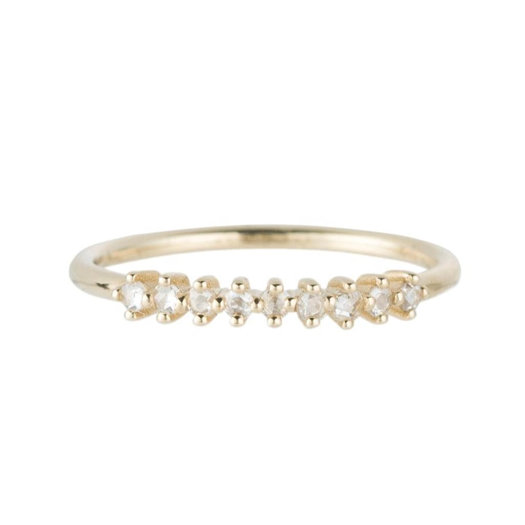 Lace Diamond  and gold Fashion Ring