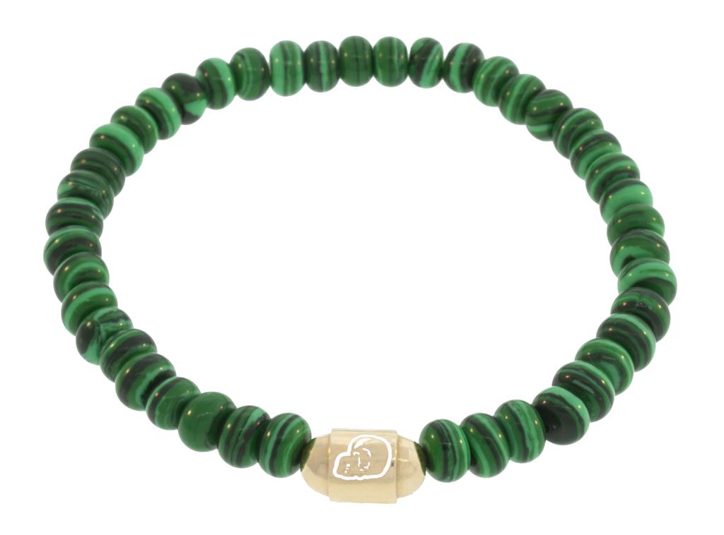 Luis Morais Red Chord Lapis and Tiger's Eye Collar Charm