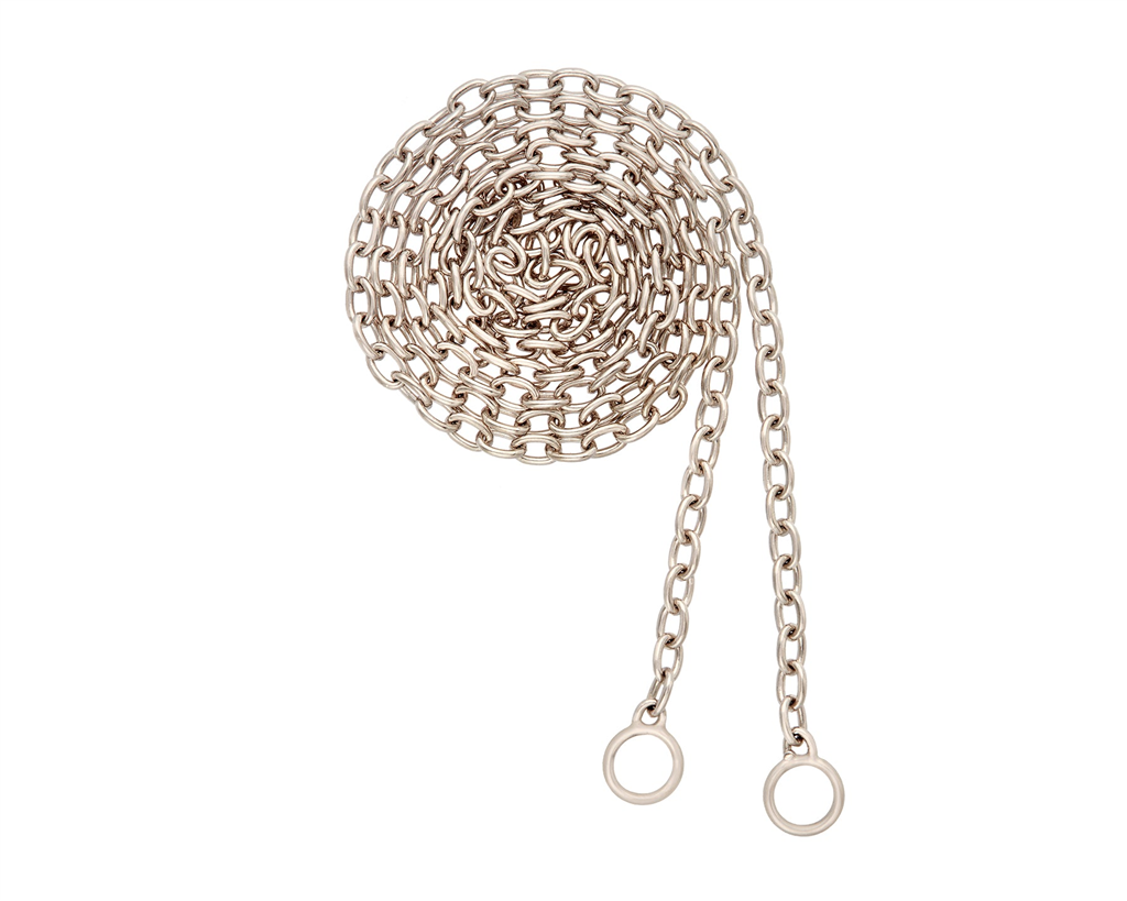 white gold Pulley Chain Necklace