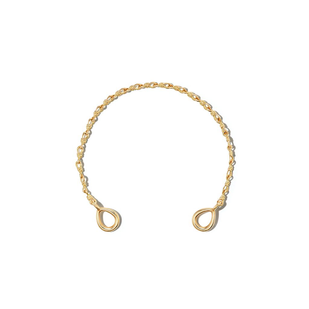 Small chain gold bracelet