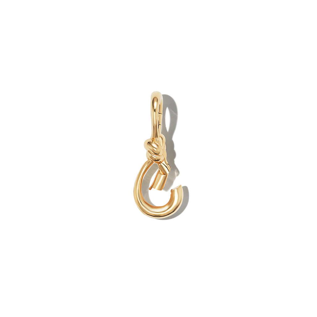 Gold know lock opened