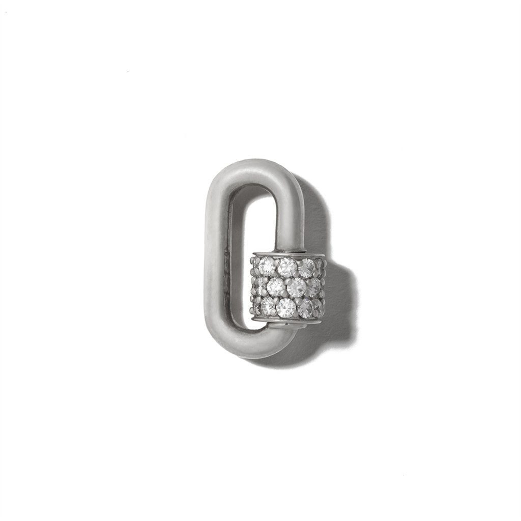 white gold chubby babylock with diamonds