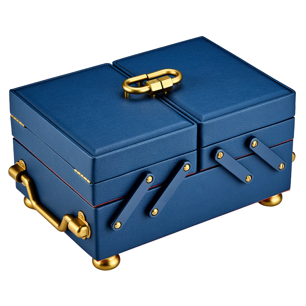 navy jewelry box 
