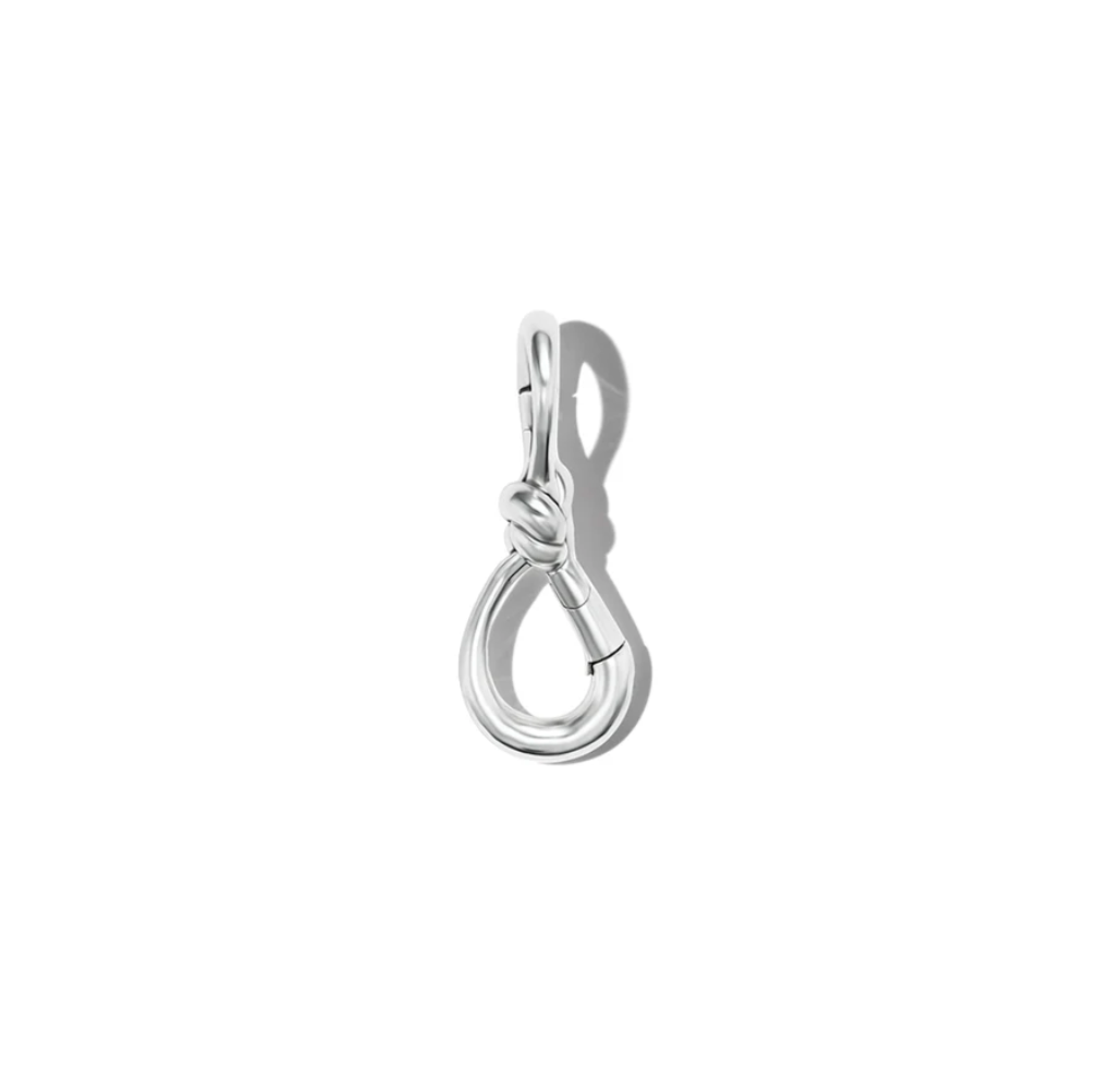 silver knot charm