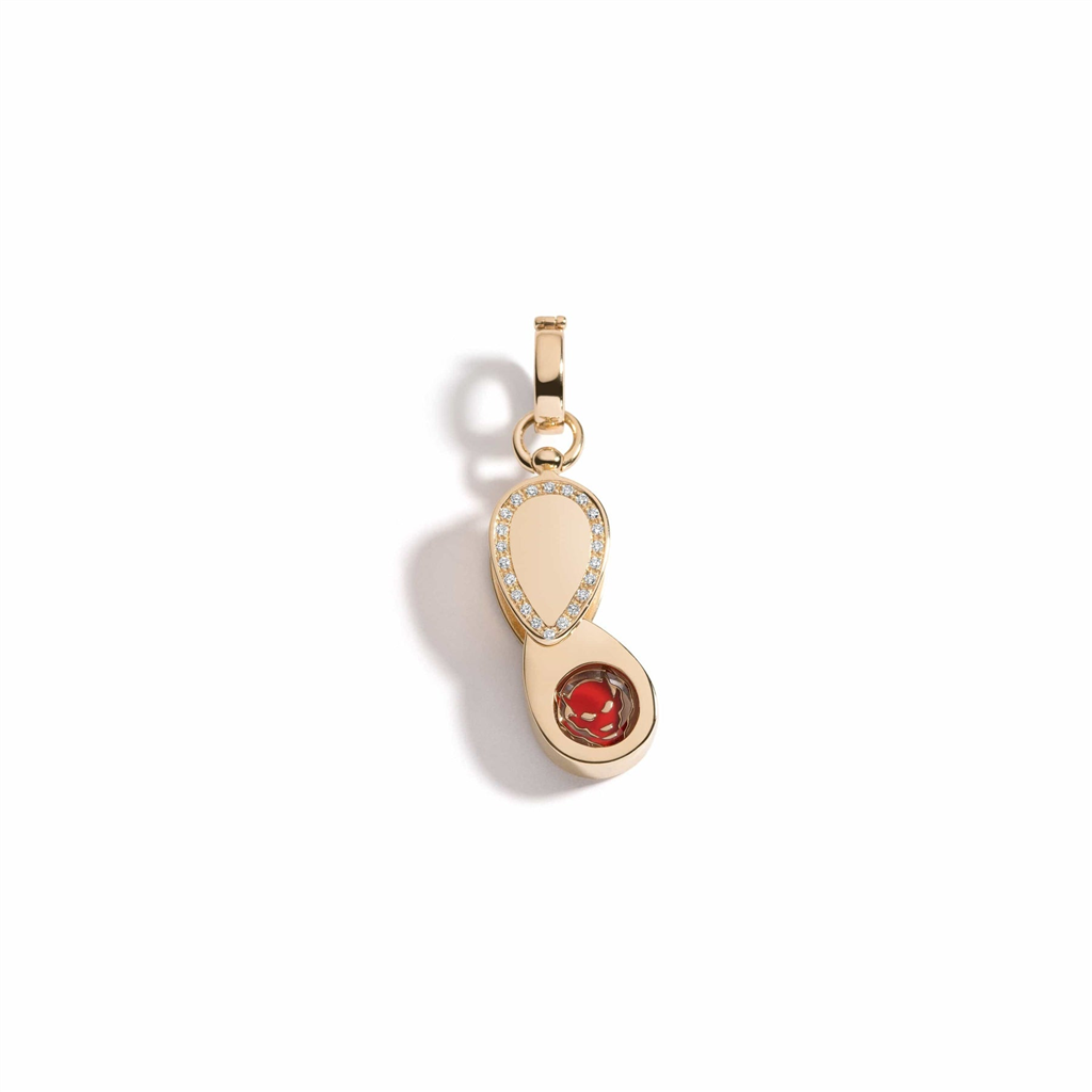 gold and diamond charm