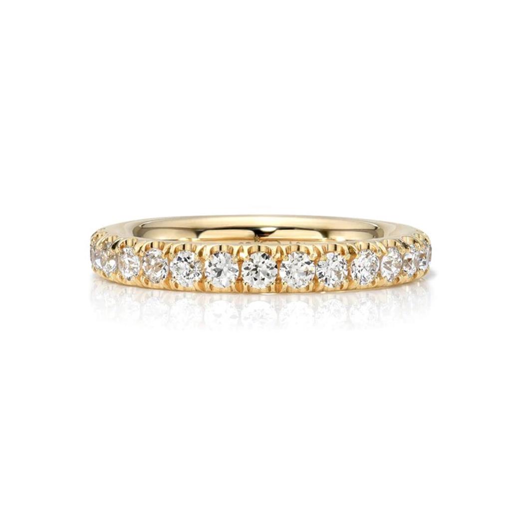 diamond and gold eternity band
