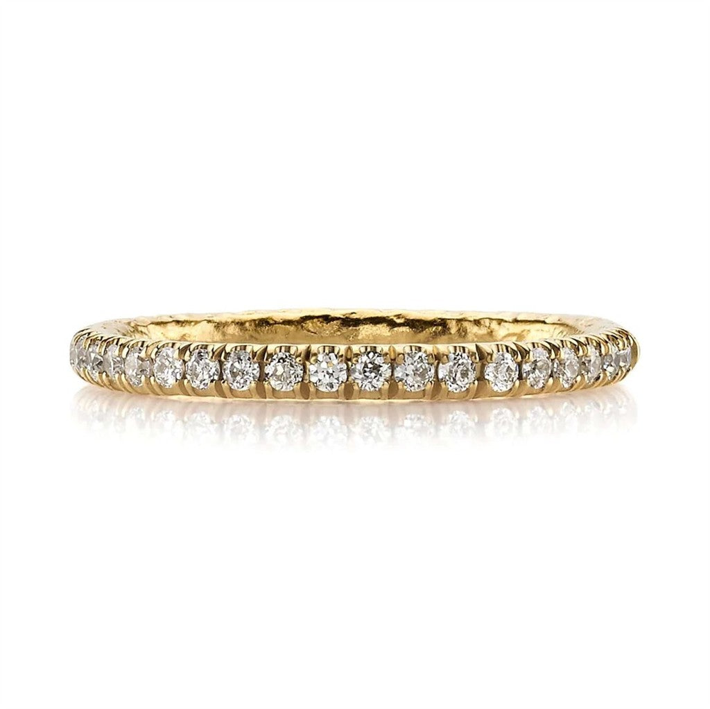 gold and diamond eternity band
