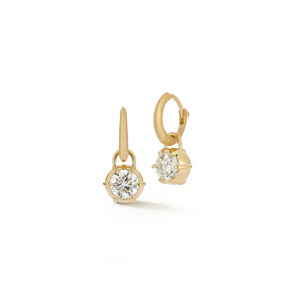 diamond drop earrings