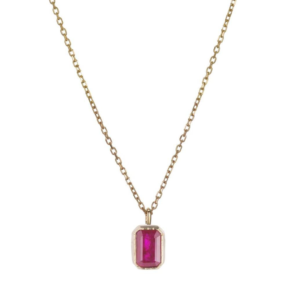 Ruby Wisp Pendant